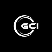 GCI Logo Design, Inspiration for a Unique Identity. Modern Elegance and Creative Design. Watermark Your Success with the Striking this Logo. vector