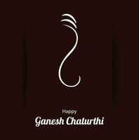 Happy Ganesh Chaturthi Indian Hindu Festival Vector Celebration