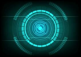 Abstract technology background with green Hi-tech communication concept vector