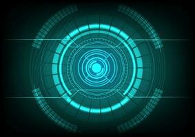 Abstract technology background with green Hi-tech communication concept vector