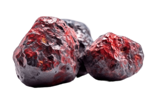 Painite rare precious natural geological stone on a transparent background, png. AI generated. png