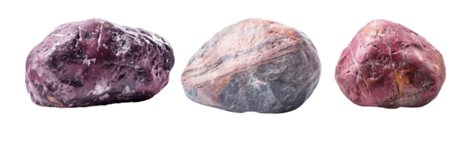 Set Taaffeite rare precious natural geological stone on a transparent background, png. AI generated. png