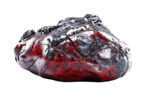 Painite rare precious natural geological stone on a transparent background, png. AI generated. png