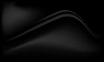 Abstract black luxury wavy silk. Elegant fabric soft texture. black luxury background with copy space vector