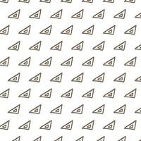 Doodle ruler pattern, hand drawn school background. Best using for textil, design vector