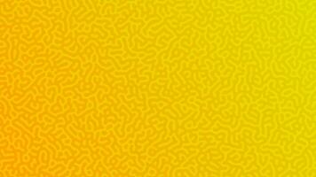 Yellow Turing reaction gradient background. Abstract diffusion pattern with chaotic shapes. Vector illustration.