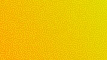 Yellow Turing reaction gradient background. Abstract diffusion pattern with chaotic shapes. Vector illustration.