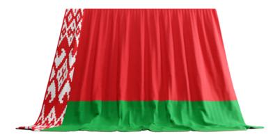 fuerte 3d prestados bandera de bielorrusia png