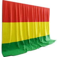 Bolivie dans 3d rendre drapeaux png