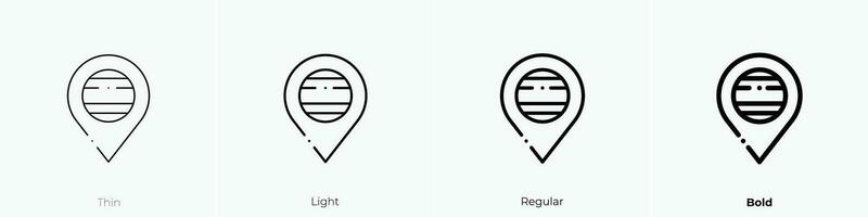 thailand icon. Thin, Light, Regular And Bold style design isolated on white background vector