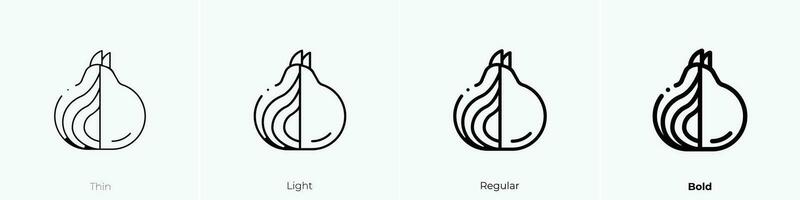 tor icon. Thin, Light, Regular And Bold style design isolated on white background vector