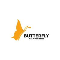 mariposa logo. lujo y universal prima mariposa símbolo logotipo vector