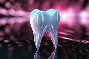 Safeguarding swirl ensures secure tooth whitening treatment with confidence AI Generated photo