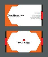 Free vector elegant minimal business card template