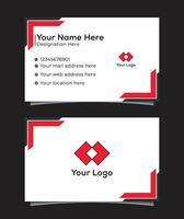 Vector elegant business card template design for your business