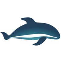 cartoon whale ai generative png