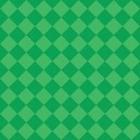 Green Seamless Diagonal Checkered And Squares Pattern vector