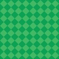 Green Seamless Diagonal Checkered And Squares Pattern vector