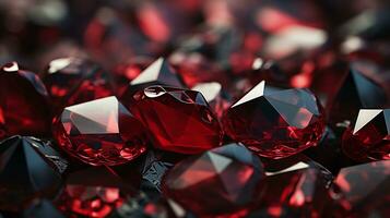 background red diamond ai photo