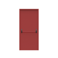 emergência fogo porta 3d render ilustração elemento png