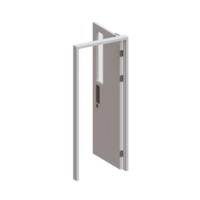 Classroom Door 3D Render Illustration Element png