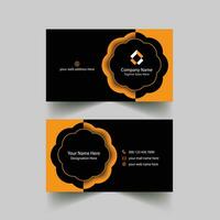 Modern Creative And Clean professional Business Card Design Template vector