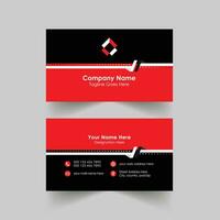 Modern Creative And Clean professional Business Card Design Template vector