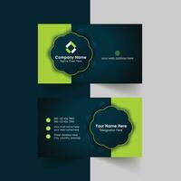 Modern Creative And  professional Business Card Design vector