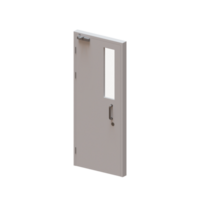 Classroom Door 3D Render Illustration Element png