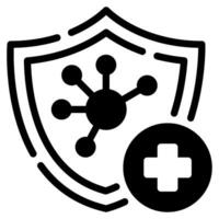 Immune Support Icon Illustration vector