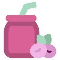 Fresh Smoothies icon illustration vector