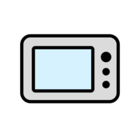 Oven toaster grill flat icon png