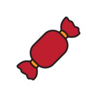 golosinas en rojo envoltorios icono png