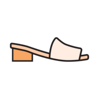 Sandal mules icon png