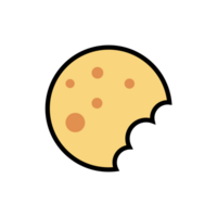 Bitten cookies icon png