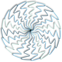 blue spiral, abstract png