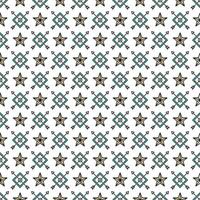 a pattern with stars and squares on a white background vector