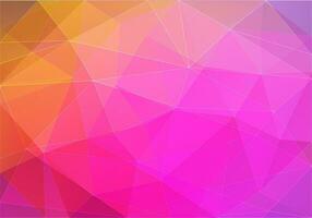abstract background with triangles and colors vector