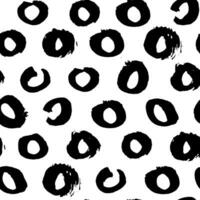 a black and white pattern with a circles vector