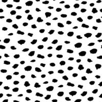 a black and white pattern with spots vector