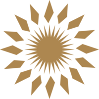 sun line art icon. Graphic pattern for astrology, esoteric, tarot, mystic and magic. png