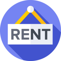 Rent icon design png