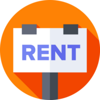 Rent icon design png