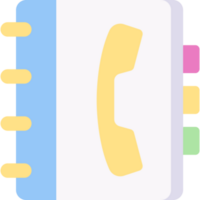 telefon bok ikon design png