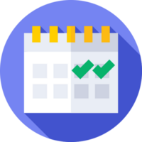 Schedule icon design png