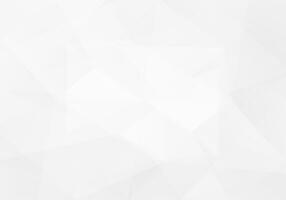 white abstract background with triangles vector