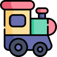 Train toy icon design png