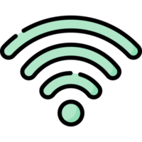 Wifi señal icono diseño png