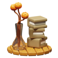 book 3d icon illustration png