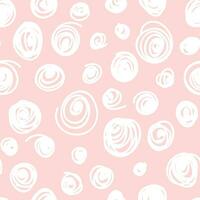 a pink and white background with circles vector